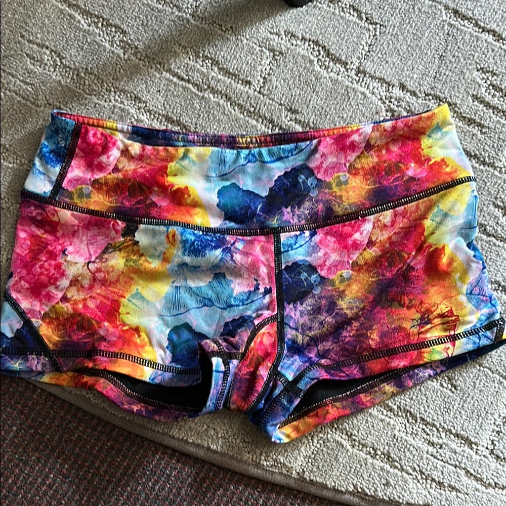 Rave Multicolor Tie-Dye Shorts